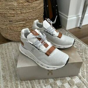 On Running Cloudnova White Pearl Brown